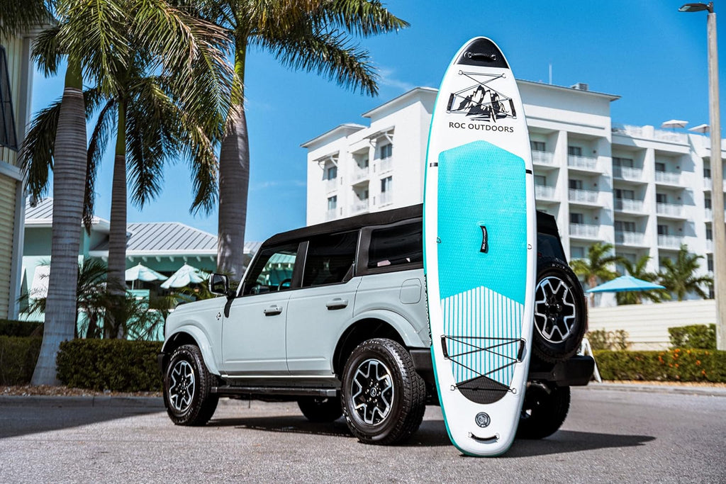 ROC Inflatable Stand-Up Paddle Board With Anti-Slip Comfortable Deck