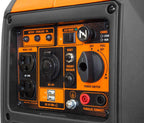 WEN Portable Inverter Generator 2350-Watt Gasoline, Black - 56235i
