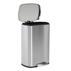 Bigacc 13 Gallon 50 Liter Automatic Stainless Steel Kitchen Trash Can - Automatic-Silver