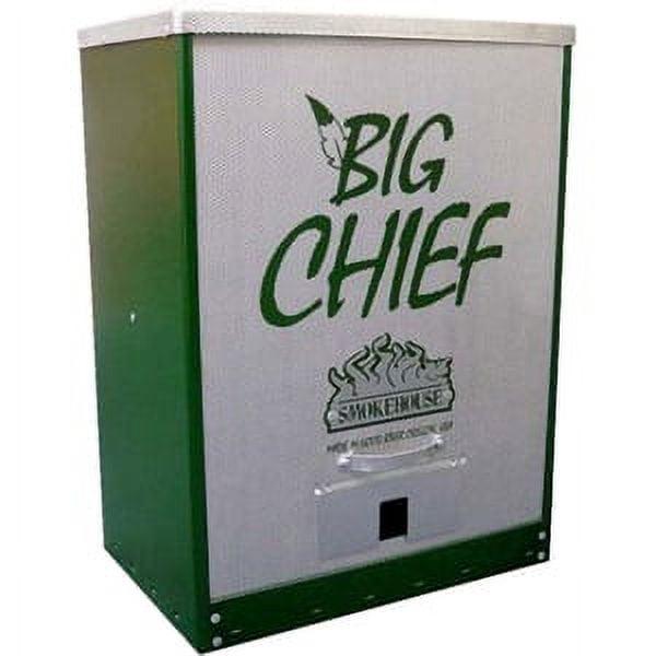 Smokehouse Big Chief Front Load Electric Smoker, 846 sq in Cooking Area, Aluminum - 8492613