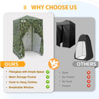 EAGLE PEAK Ultra Compact 4 ft x 4 ft Pop-Up Changing Room Canopy - Flex