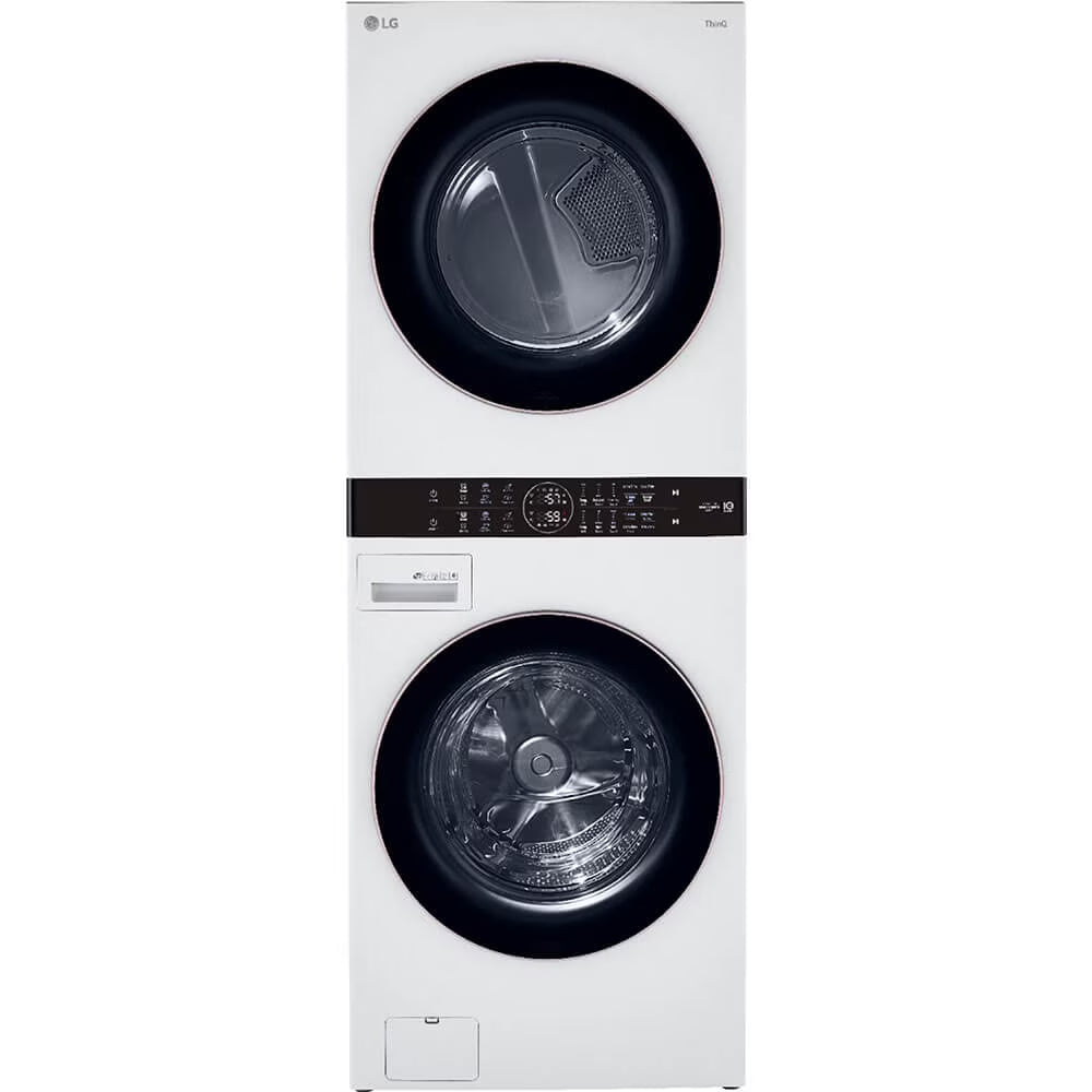 LG Electric Laundry Center, 4.5 Cu. Ft. Washer And 7.4 Cu. Ft. Dryer, Gray - WKE100HWA