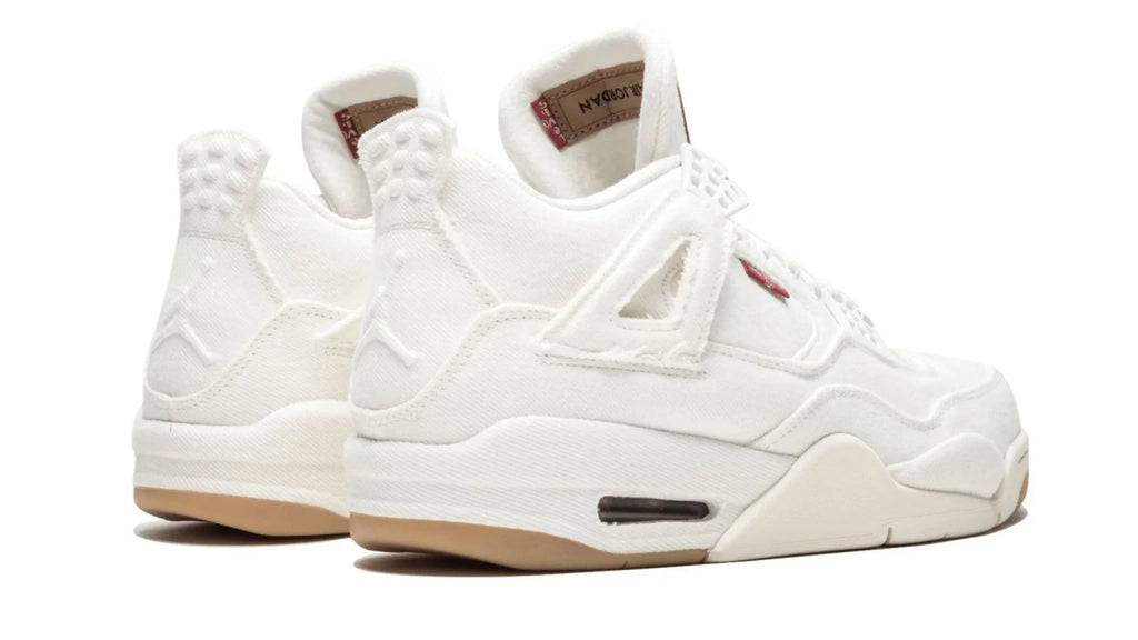 Air Jordan 4 Retro Levis NRG White Denim Sneakers