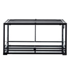 REPTI-ZOO Glass Terrarium, Front Double Doors, 40 Gallon