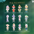 HAOHAINA Fashion Trendsetter Series Blind Box Action Figures, 12-Pack