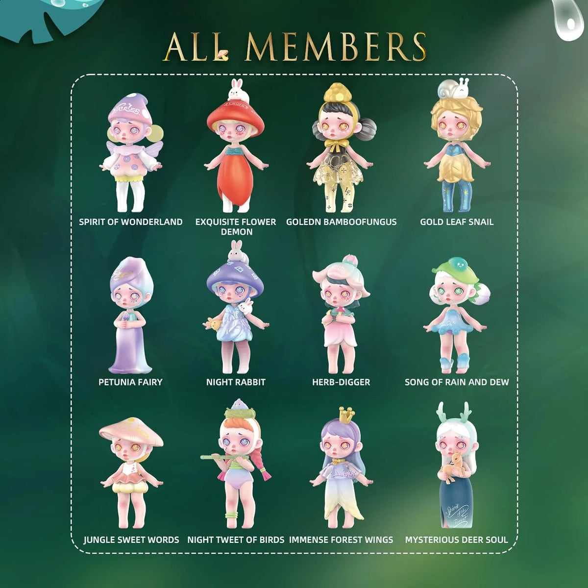 HAOHAINA Fashion Trendsetter Series Blind Box Action Figures, 12-Pack