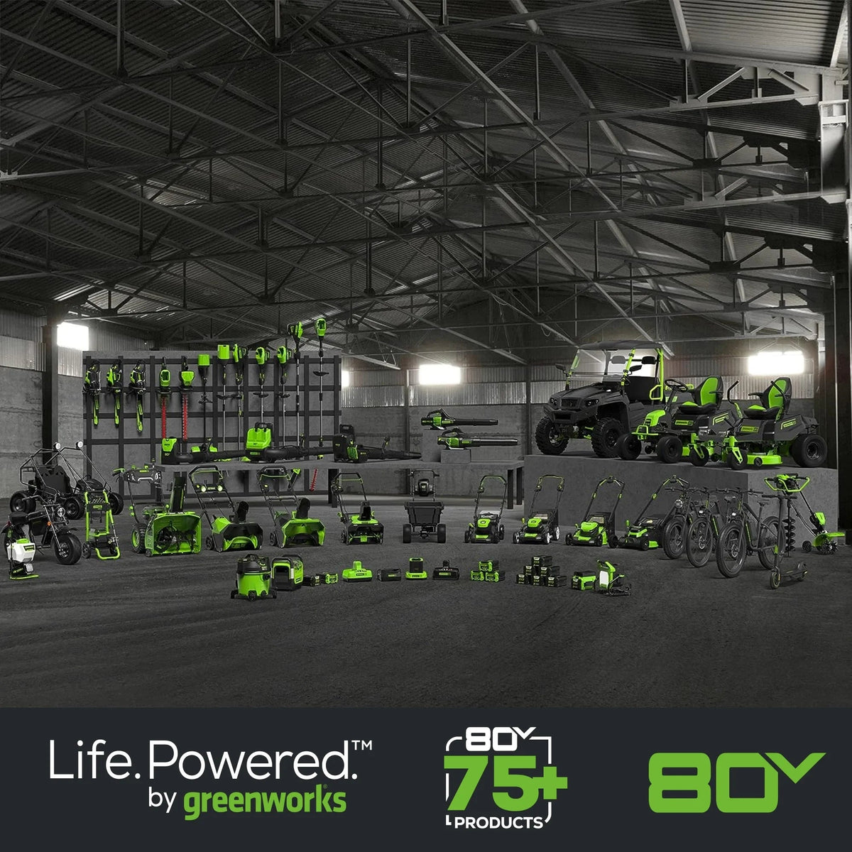 Greenworks Pro 80V Brushless Cordless Axial Blower, Tool Only, 170 MPH / 730 CFM - BL80L02