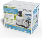 Intex Krystal Clear 16 Inch 3,000 GPH Above-Ground Pool Sand Filter Pump - 26651EG