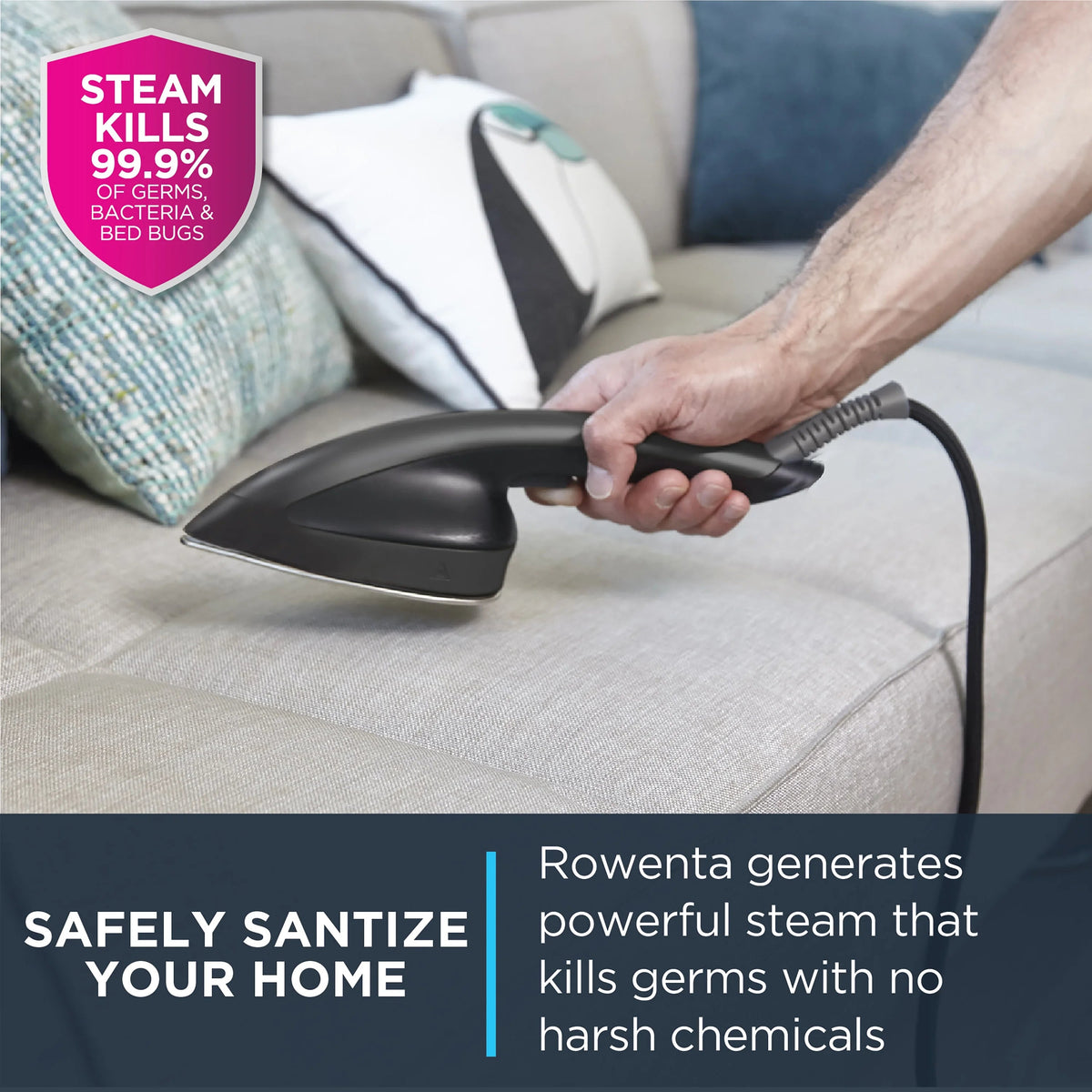 Rowenta IXEO Full-Size Garment Steamer With Ironing Board, 65 Inch, 1500 Watts - QR1410