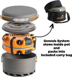 Jetboil Genesis Basecamp Stove System With 5 L Pot And 10 Inch Fry Pan - GNSY