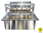 Oca-Brazil Brazilian BBQ Charcoal Grill With Firebox - 9 Skewers