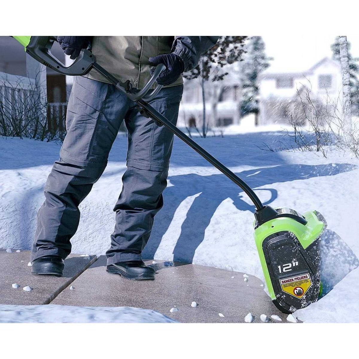Greenworks 60V 12-in Cordless Brushless Snow Shovel - 2608602