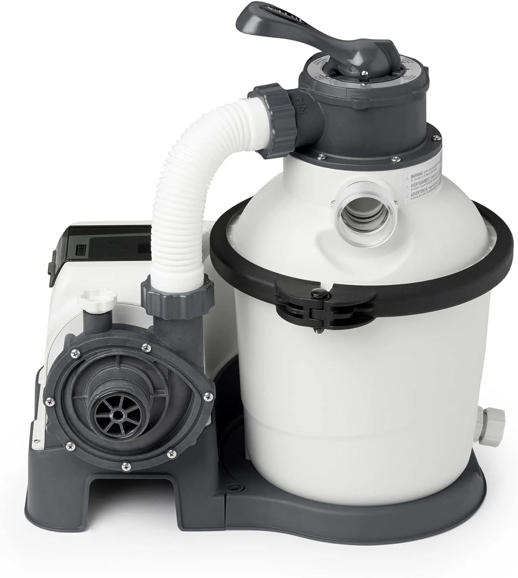 Intex Krystal Clear 16 Inch 3,000 GPH Above-Ground Pool Sand Filter Pump - 26651EG