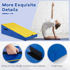 Costway Folding Gymnastics Incline Mat, 48 x 24 x 14 in
