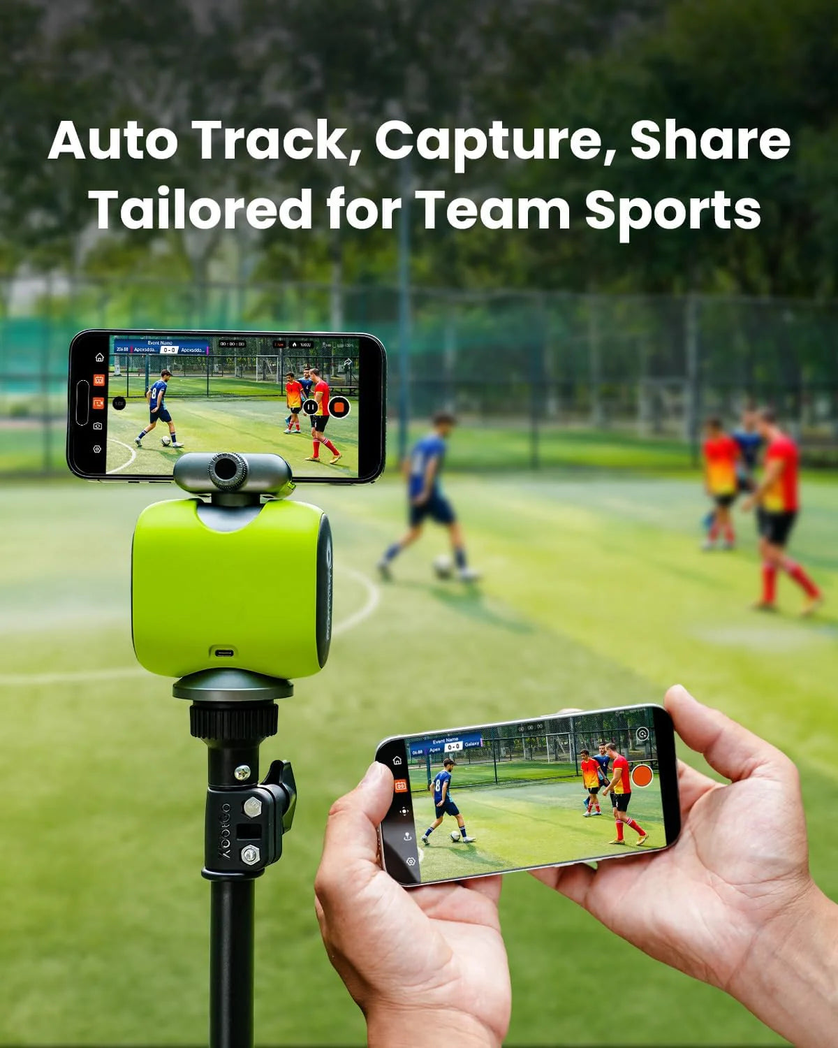 XbotGo AI 4K Sports Camera, Lava Graphite - Chameleon