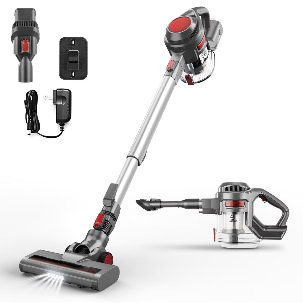 MOOSOO 4-in-1 Cordless Stick Vacuum Cleaner, 1.3L, 120W - XL-618A