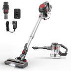 MOOSOO 4-in-1 Cordless Stick Vacuum Cleaner, 1.3L, 120W - XL-618A