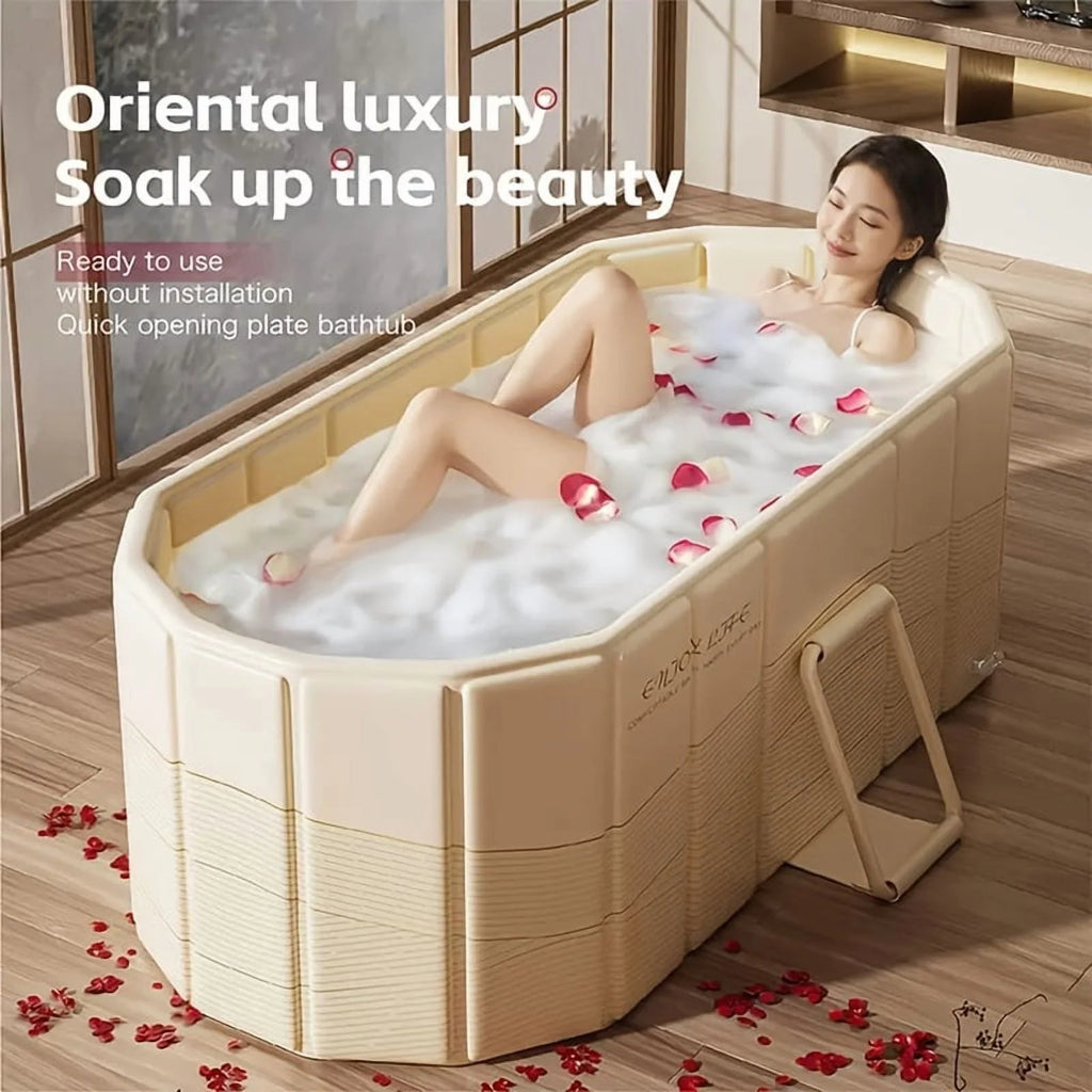 Portable Hot Tub - Beige PVC