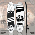 ROC Inflatable Stand-Up Paddle Board With Anti-Slip Comfortable Deck