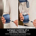 Ninja Blast Max Personal Cordless Blender, 22 oz, Navy - BC251NV (Refurbished)