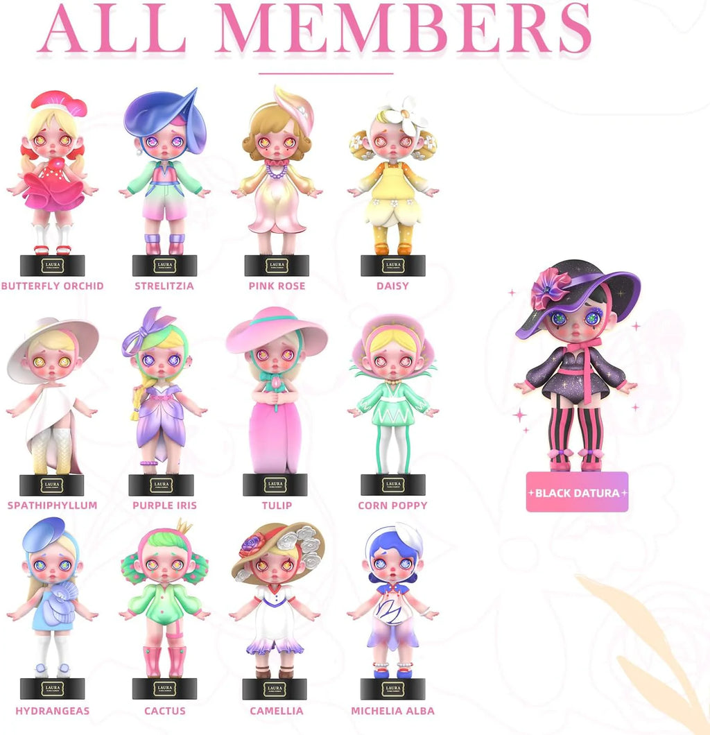 HAOHAINA Fashion Trendsetter Series Blind Box Action Figures, 12-Pack