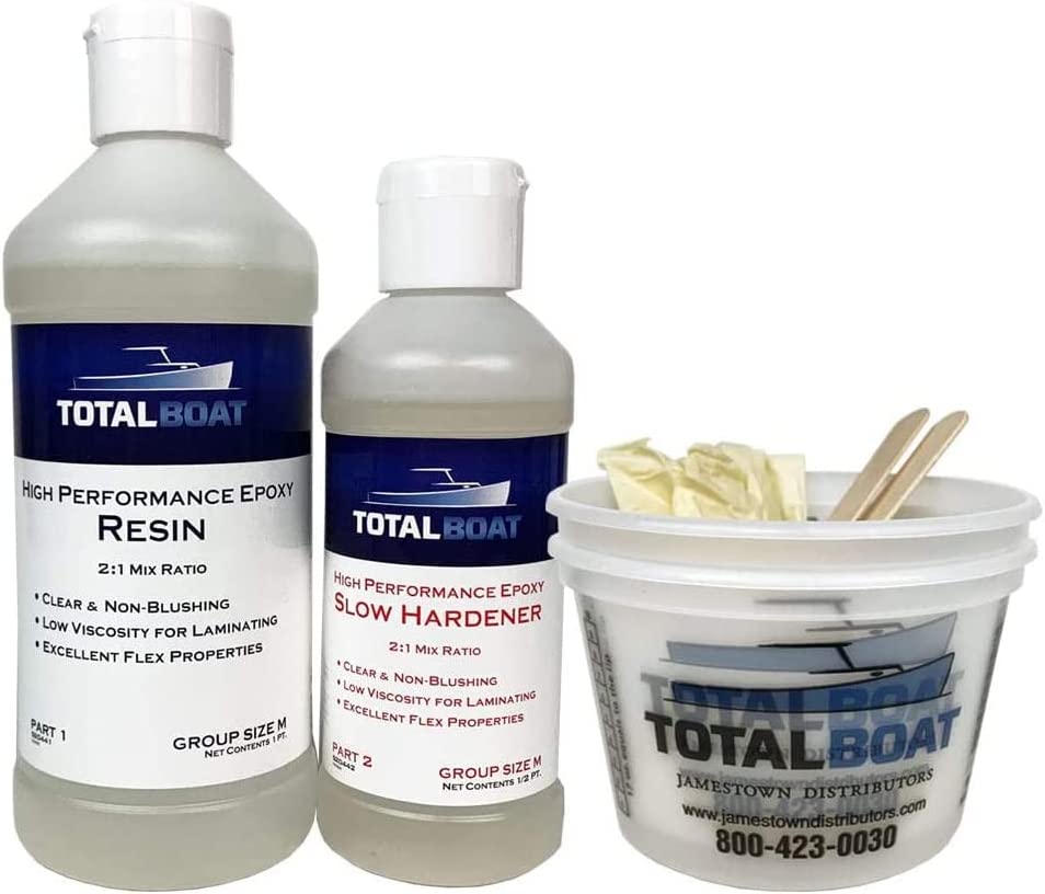 TotalBoat High Performance 2:1 Epoxy Kit, 2 Gallon, Fast Hardener