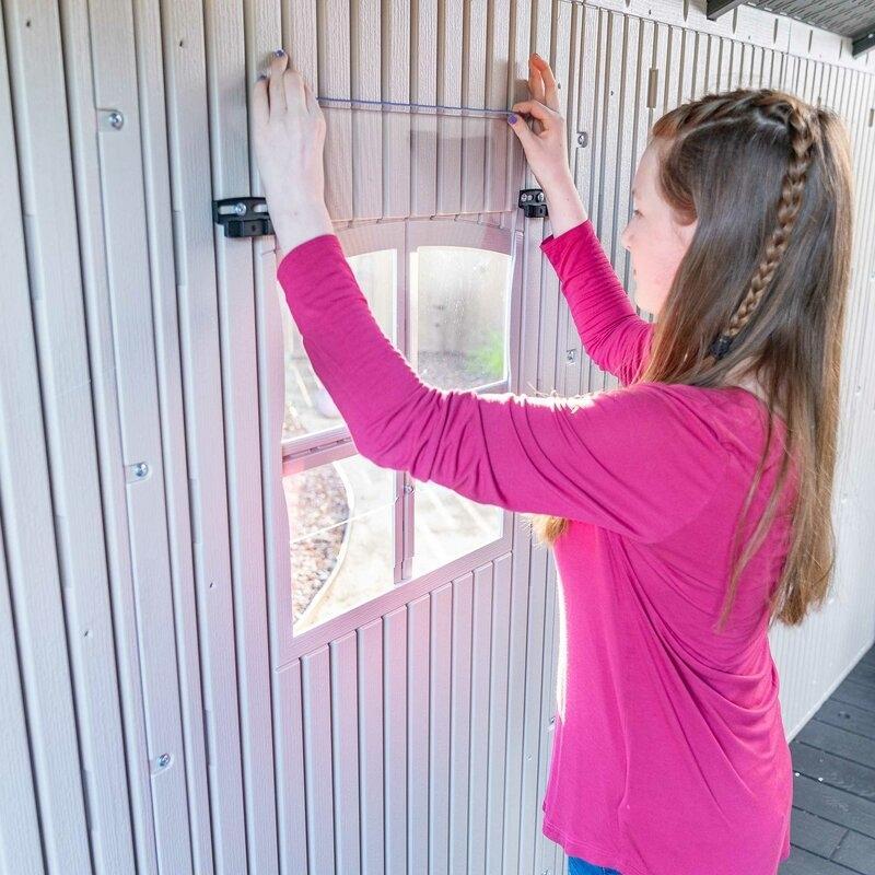 Lifetime Plastic Storage Shed 8 ft. W x 15 ft. D, Desert Sand - 60075