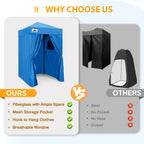 EAGLE PEAK Ultra Compact 4 ft x 4 ft Pop-Up Changing Room Canopy - Flex