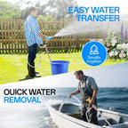 Cordless Stick Water Transfer Pump Compatible With Dewalt 20V Max Battery - 720 GPH, 32 FT Head, 3/4 in Outlet