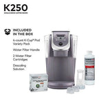 Keurig Single Serve K-Cup Pod Coffee Maker, 40 oz, Plum Gray - K250