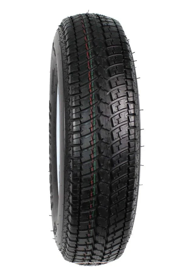 2-Pack Trailer Tires On Rims ST205/75D15 Load Range C 5-Lug White Spoke 15 inch
