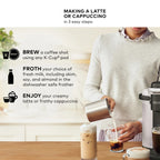 Keurig K-Cafe Single Serve K-Cup Coffee, Latte And Cappuccino Maker - Dark Charcoal