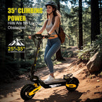 Off Road Electric Scooter For Adults, 1200W, 11 in Tires, 330 lb Load - GT06