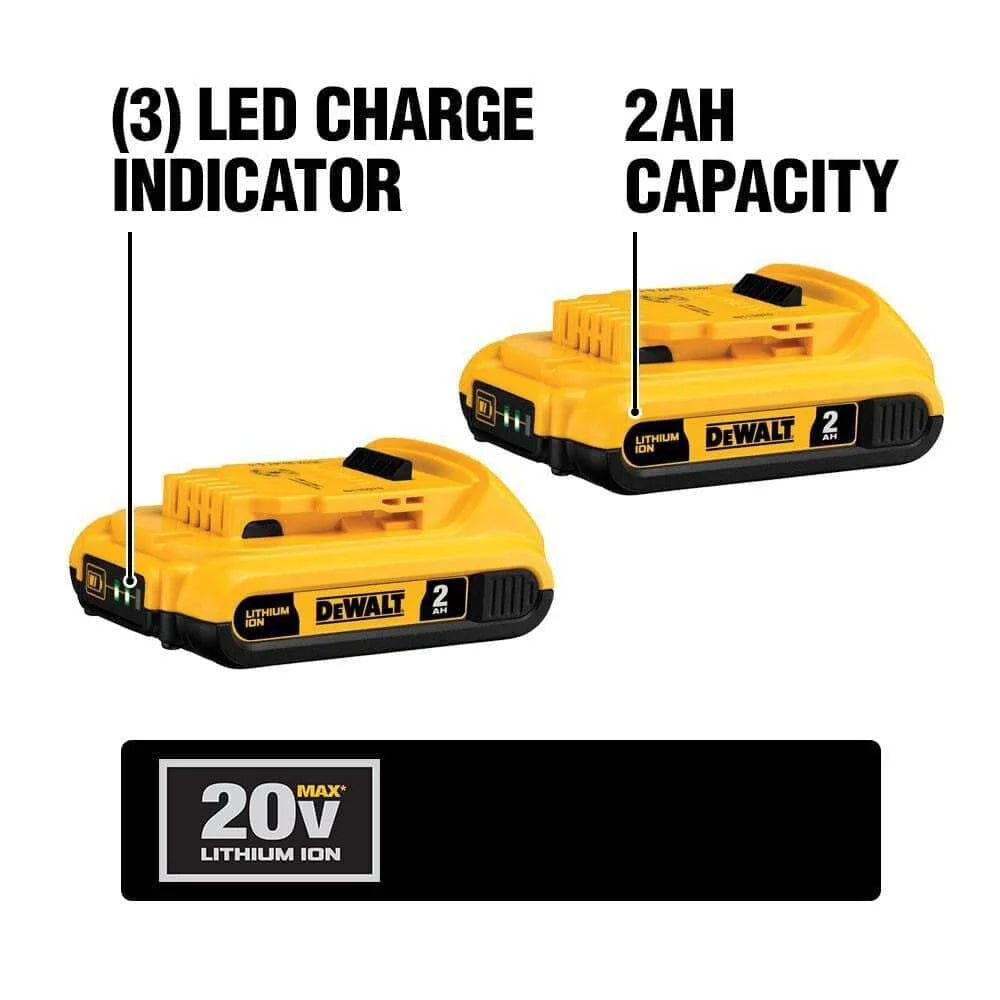 DeWalt 20V MAX 10-Tool Combo Kit With Batteries & Charger - DCK1020D2