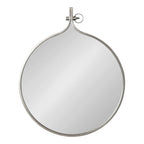 Modern Round Wall Mirror With Decorative Metal Frame