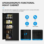 Atripark Metal Storage Cabinet With Lock, 72in Lockable Garage Tool Cabinet With Doors