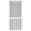 Screen Tight 5-Bar White Vinyl Screen Door, 36 In. W x 80 In. H x 1 In. Thick