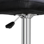 ZENY Bar Stool Set Of 4 With Soft Cushion And Metal Frame - Black