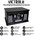 Victrola 8-in-1 Bluetooth Record Player With Built-In Speakers And Wireless Streaming
