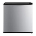 Mainstays 1.7 Cu. Ft. Single Door Mini Refrigerator, Stainless Steel Look