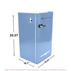 Frigidaire Retro Bar Fridge, 3.2 Cu. Ft., Pink, 65-Watt - EFR376-C-PINK
