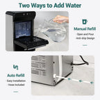 Gevi Countertop Self-Cleaning Nugget Ice Maker, 30 Lbs/24 Hours, 2.8L - V2.0