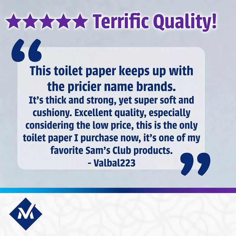 Member's Mark Ultra Premium 2-Ply Bath Tissue, 45 Rolls, 235 Sheets Per Roll
