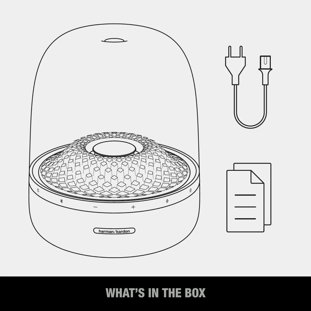 Harman Kardon Bluetooth Home Speaker, 100 Watts - Aura Studio 4