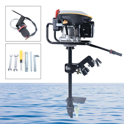 4-Stroke 3.2KW Outboard Boat Motor Engine With Air Cooling System