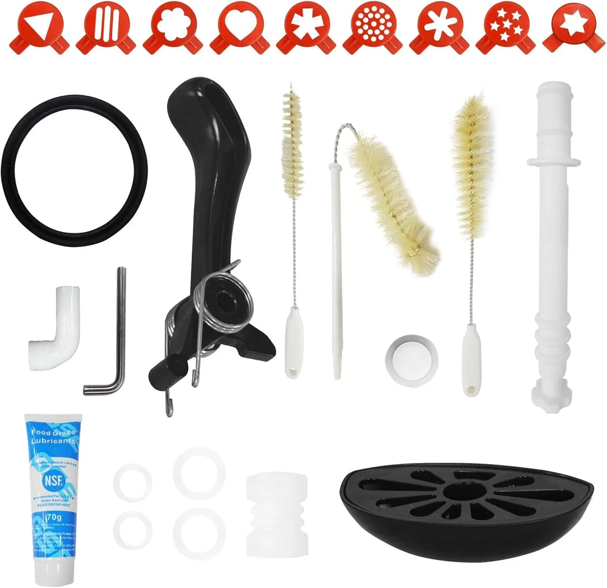 GSEICE Commercial Soft Serve Ice Cream Machine, 3.2 Gallons, Stainless Steel, White - ST16RE-PL