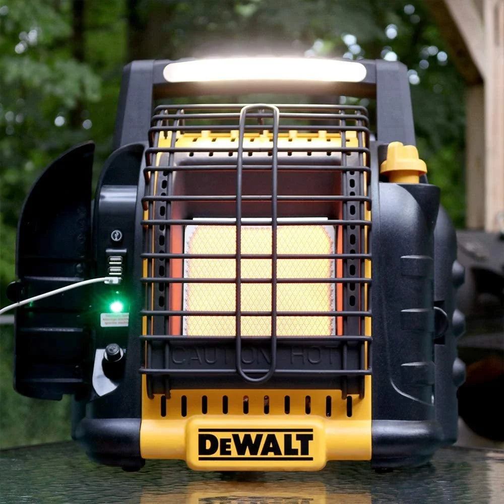 DEWALT Portable Propane Radiant Heater, Yellow - DXH12B