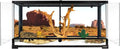 REPTI ZOO 50-Gallon Double-Door Glass Reptile Terrarium, 36 x 18 x 18 in - RK0119