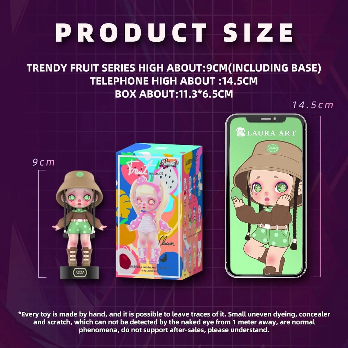 HAOHAINA Fashion Trendsetter Series Blind Box Action Figures, 12-Pack