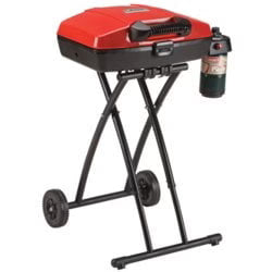 Coleman Portable 1-Burner Propane Grill, 11,000 BTUs, Red - Sportster